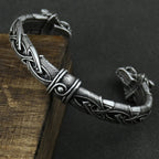 Wolf Head Viking Bracelet