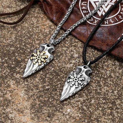 Viking Rune Shield Necklace