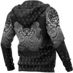 Thor's Hammer And Runes Hoodie