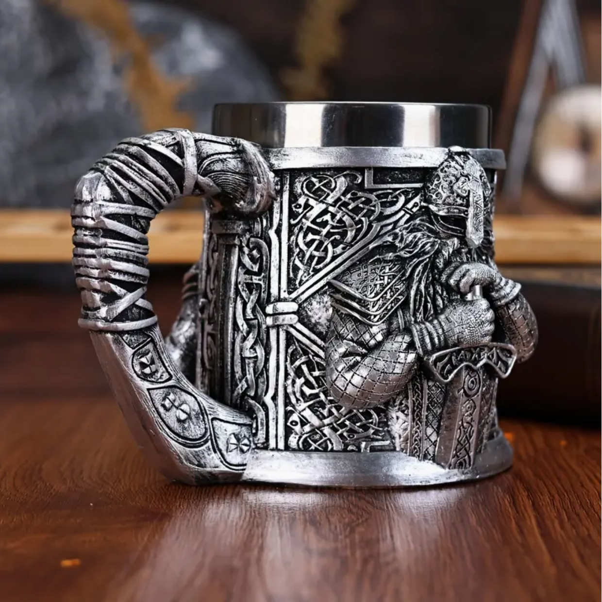 Viking Warrior Beer Mug