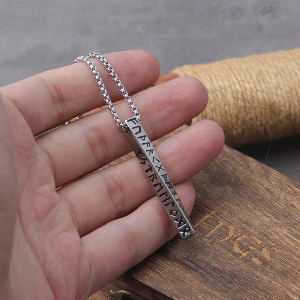 Viking Runes Necklace