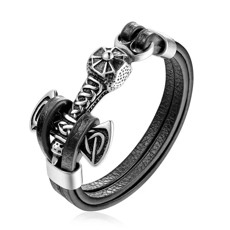 Thor's Hammer Mjölnir Viking Bracelet