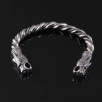 Wolf Head Viking Bracelet