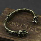 Wolf Head Viking Bracelet