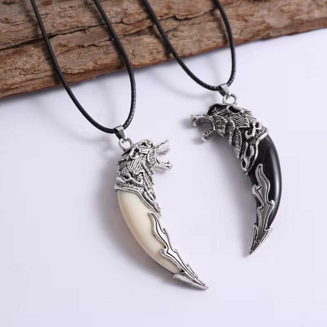 Viking Wolf Teeth Necklace