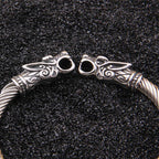 Viking Wolf Head Bracelet