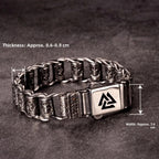 Vikings Bracelet With Runes Beads