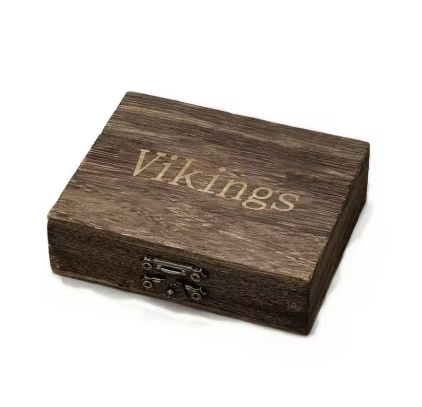 Vikings Wooden Jewelry Box