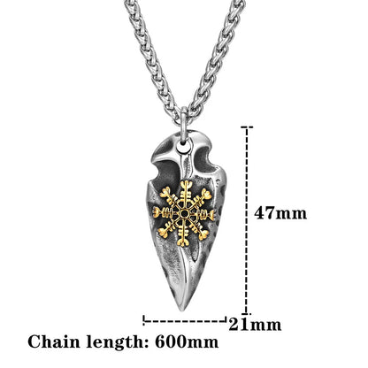 Viking Rune Shield Necklace