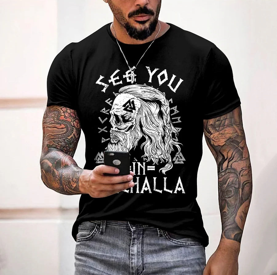 See You In Valhalla Viking T-shirt