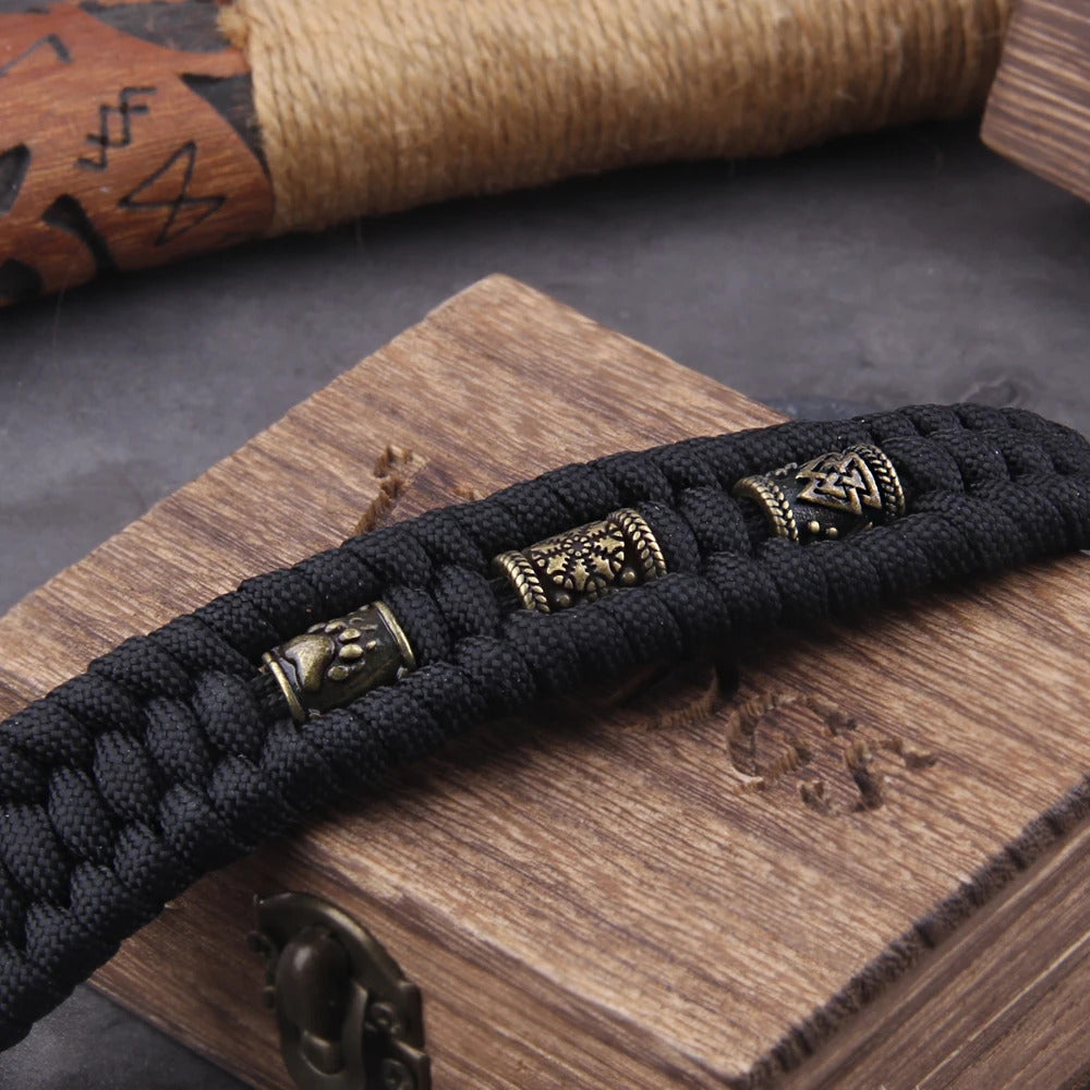 Viking Wolf Head Bracelet