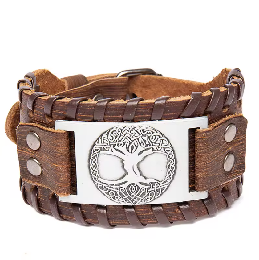 Handmade Viking Yggdrasil Bracelet