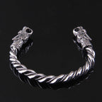 Wolf Head Viking Bracelet