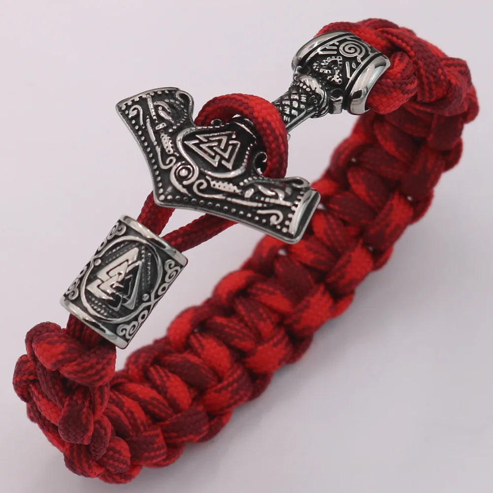 Mjölnir Camouflage Paracord Bracelet