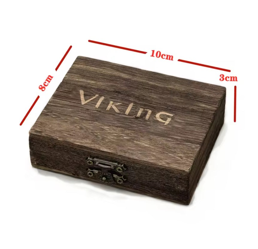 Vikings Wooden Jewelry Box