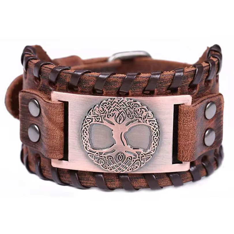 Handmade Viking Yggdrasil Bracelet