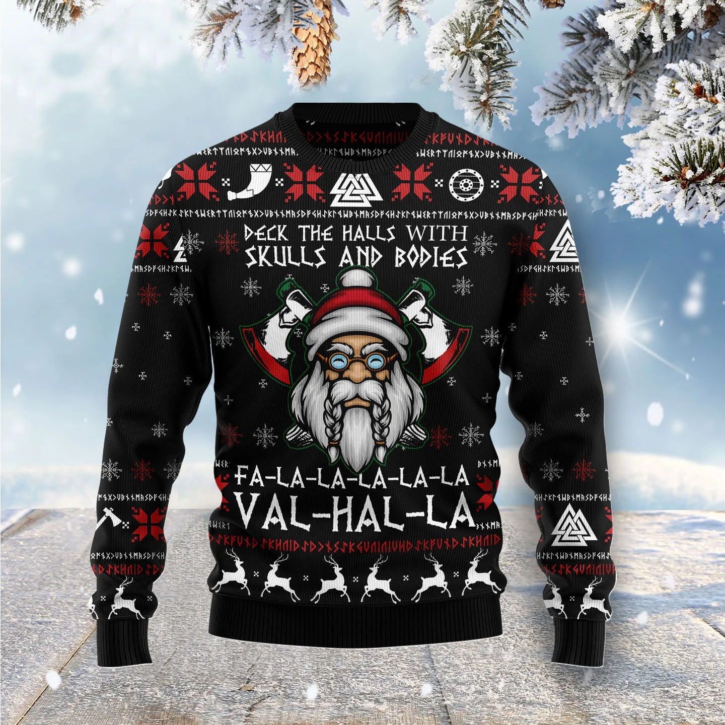 Valhalla Vikings Christmas Sweatshirts