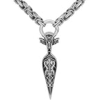 Viking Necklace With Gungnir (Odin Spear) Pendant