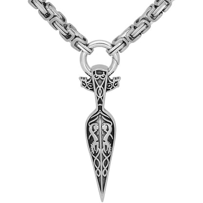 Viking Necklace With Gungnir (Odin Spear) Pendant
