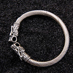 Viking Wolf Head Bracelet