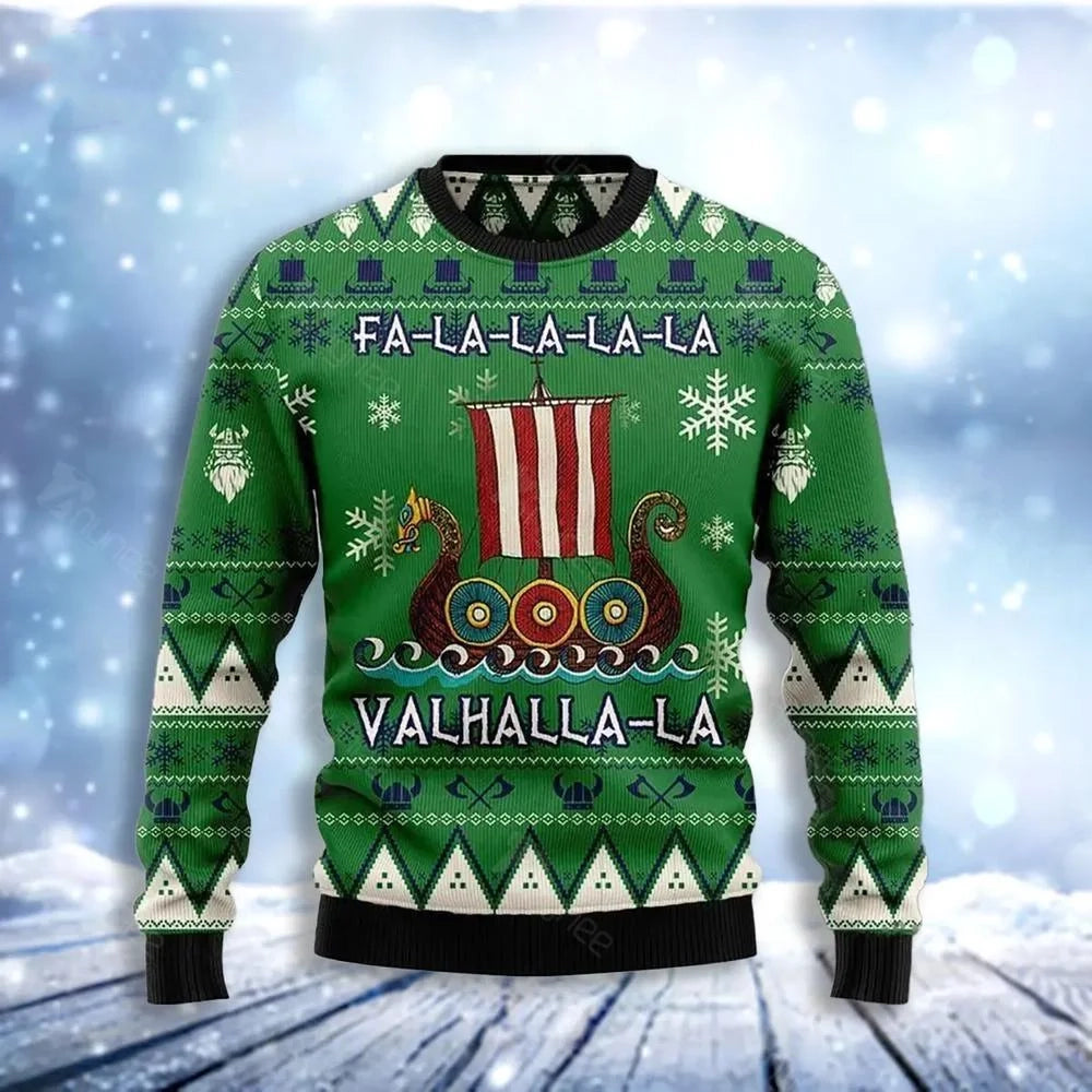 Valhalla Vikings Christmas Sweatshirts