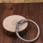 Viking Wolf Head Bracelet