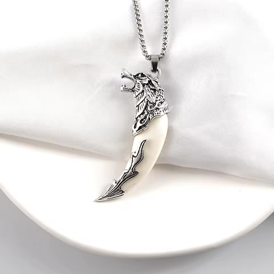 Viking Wolf Teeth Necklace