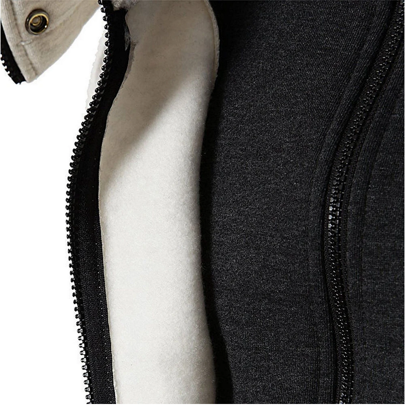 Viking Valknut With Runes Zipper Hoodie