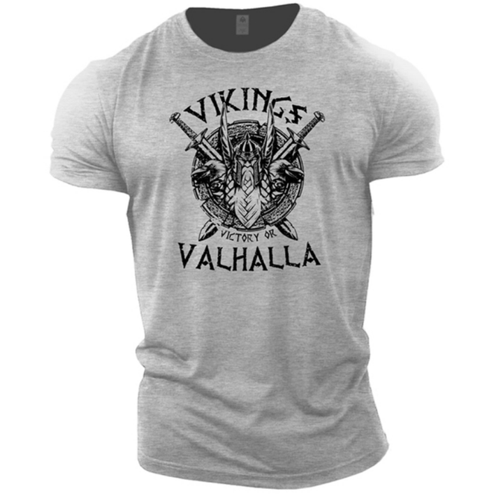 T-Shirt DOBERMANS AGGRESSIVE Mens Valhalla Viking Black Devil Thor