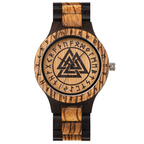 Limited Edition Viking Valknut Wooden Watch