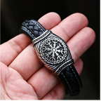 Viking Vegvisir and Valknut Bracelets