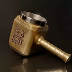 Thor's Hammer Beer Mug And Bottle Opener