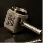 Thor's Hammer Beer Mug And Bottle Opener