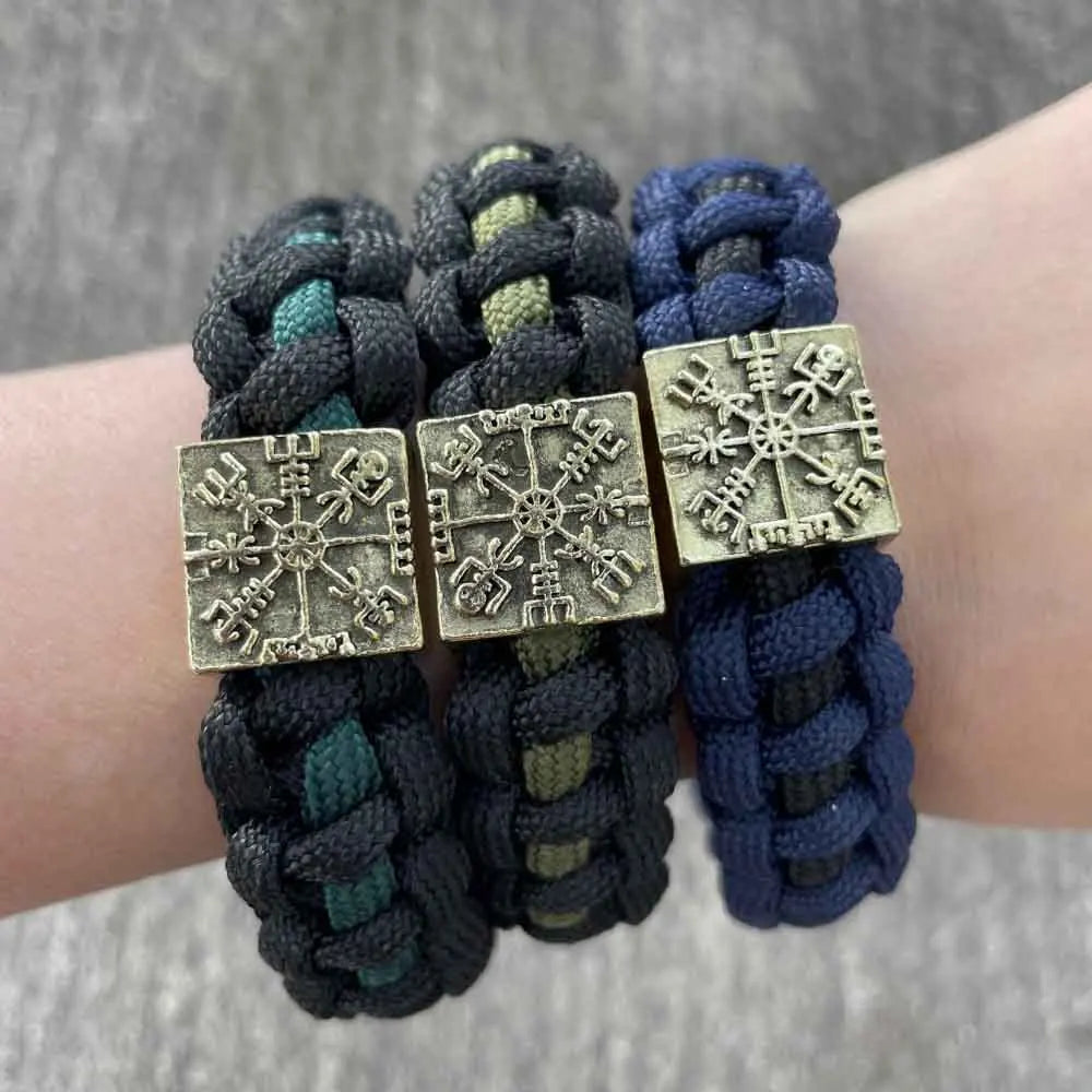 Vegvisir With Bead Paracord Bracelets