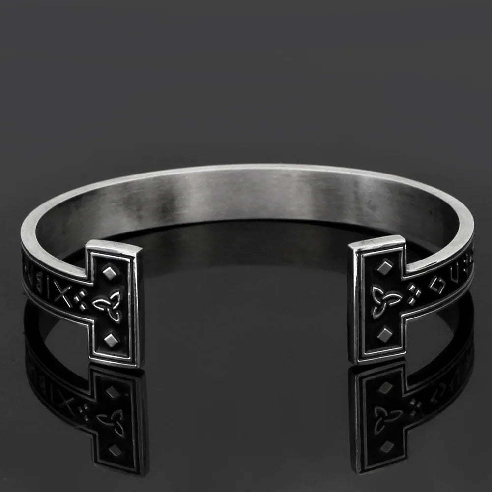 Vikings Runes Cuff Bangles