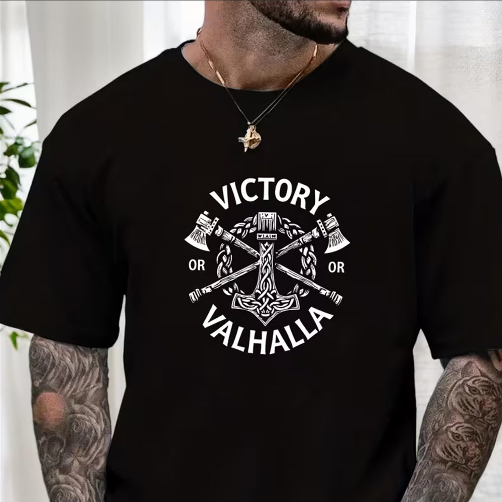 Victory or Valhalla Viking T-shirt