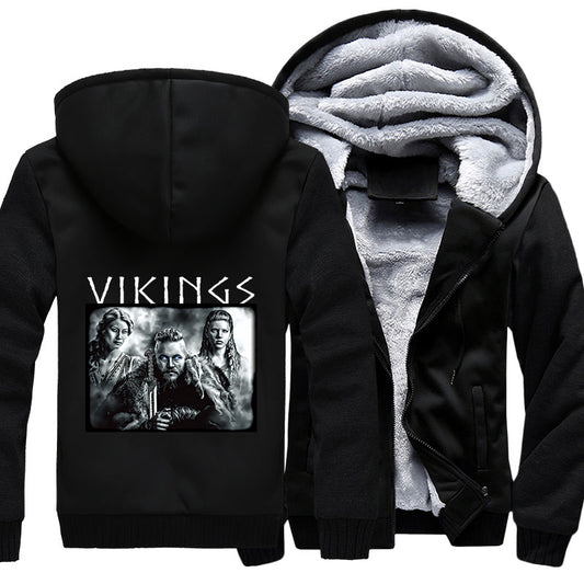 Valhalla Vikings Hoodie Jacket
