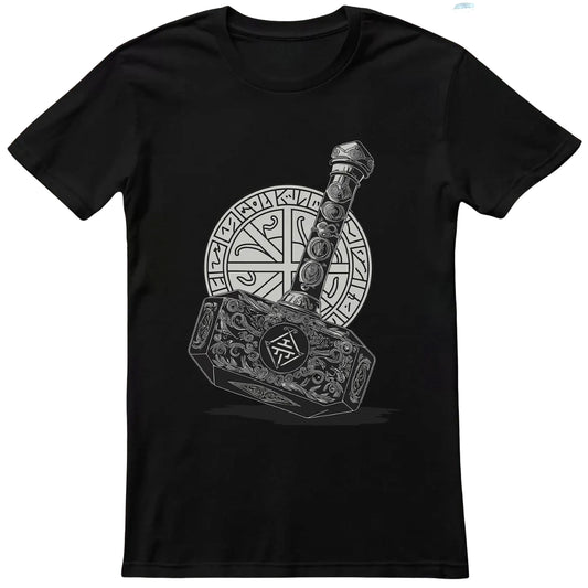 Thor's Hammer T-Shirt – Valhalla Shop Thor's Hammer T-Shirt – Valhalla Shop