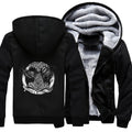 Thor's Hammer And Crows Hoodie Jacket