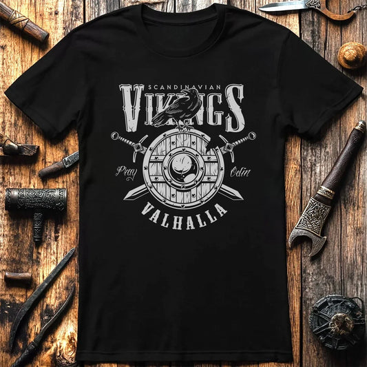 Scandinavian Vikings Valhalla T-Shirt
