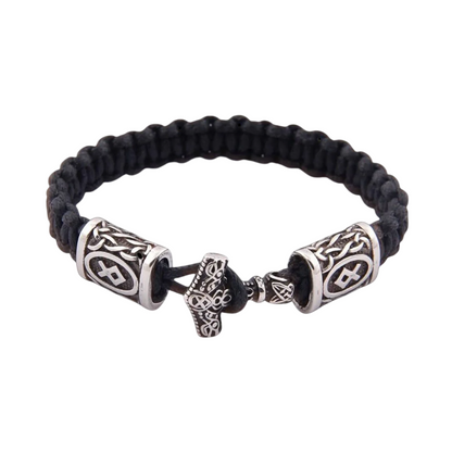 Mjölnir and Rune Paracord Bracelet