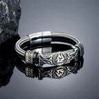 Vintage Viking Wire Rope Bracelet