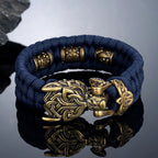 Viking Wolf Head Bracelet
