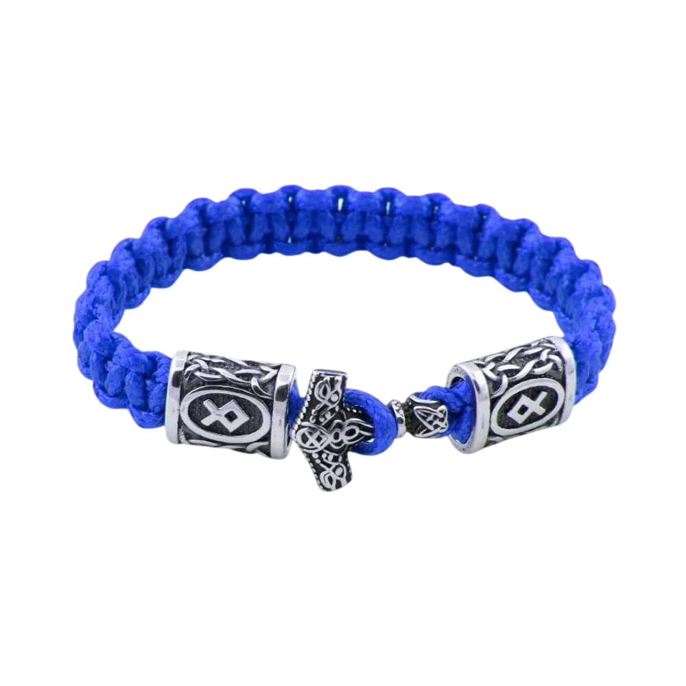Mjölnir and Rune Paracord Bracelet