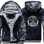 Thor's Hammer And Crows Hoodie Jacket