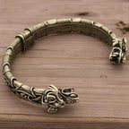 Wolf Head Viking Bracelet