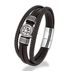 Vegvisir Leather Bracelet