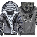 Thor's Hammer And Crows Hoodie Jacket