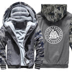 Valknut With Runes Hoodie Jacket