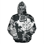 Nordic Life Viking Zip Up Hoodie